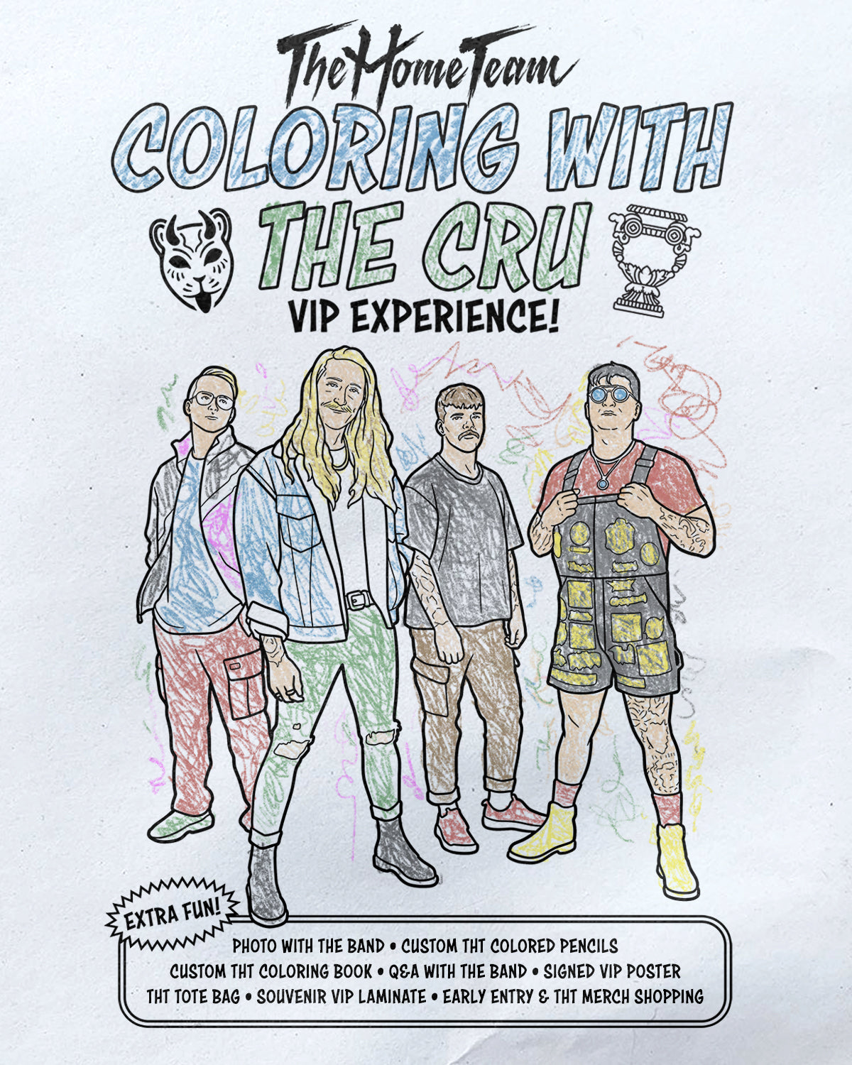 Coloring with the Cru VIP Upgrade